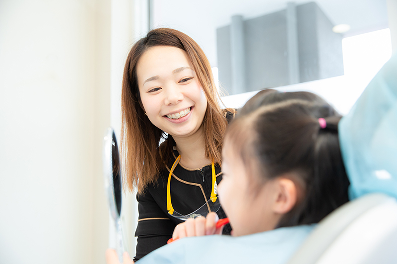 痛みの少ない子供の治療